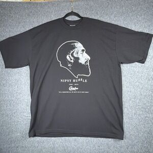 Nipsey Hussle Shirt Mens XXL Black Crenshaw Los Angeles Graphic Pro Club